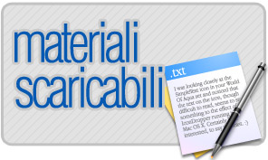 MATERIALI SCARICABILI